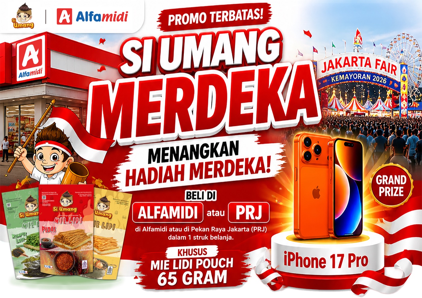 Si Umang Merdeka — Promo Terbatas!